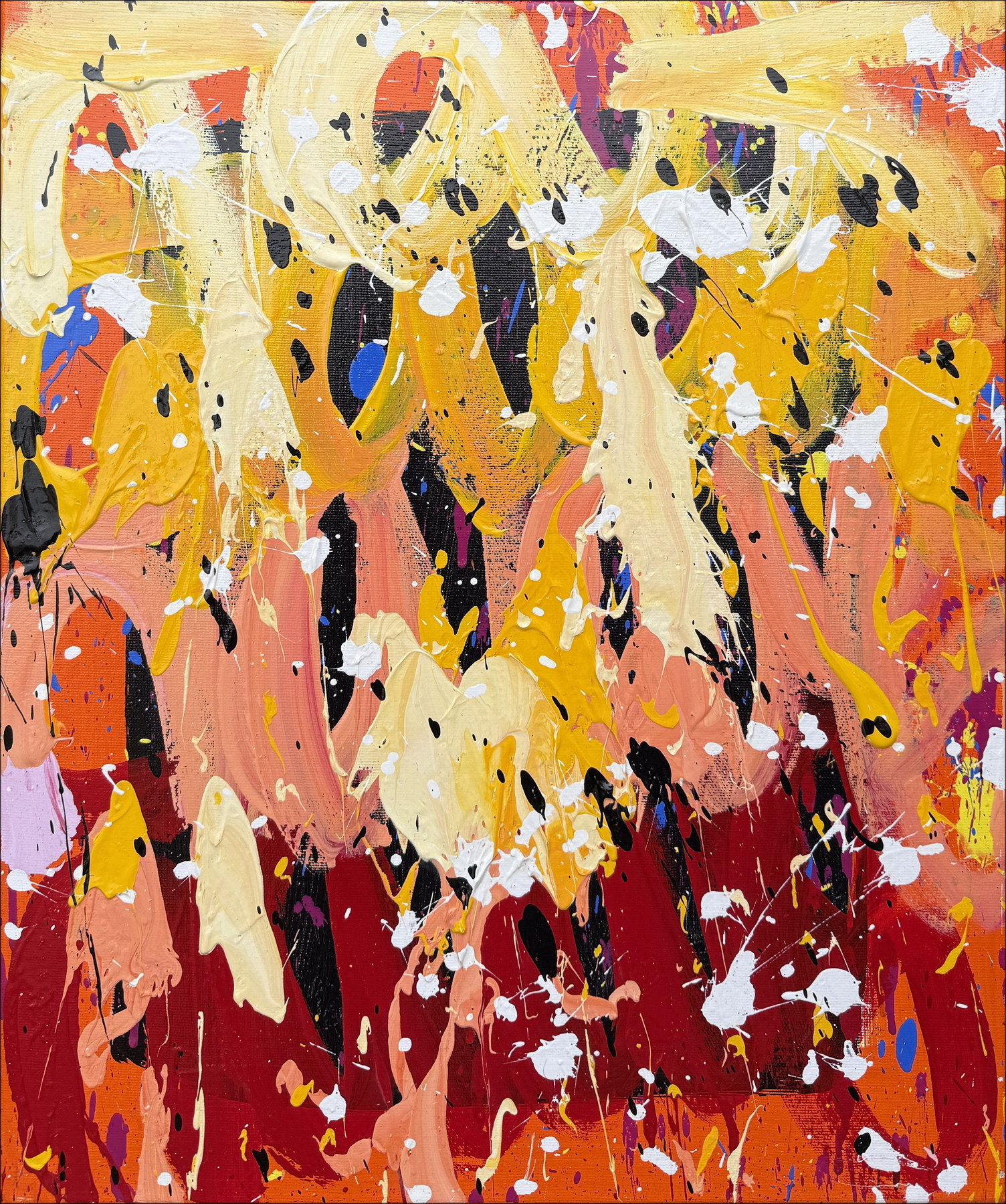 JonOne – Composizione, 2025 | Pittura originale 10F