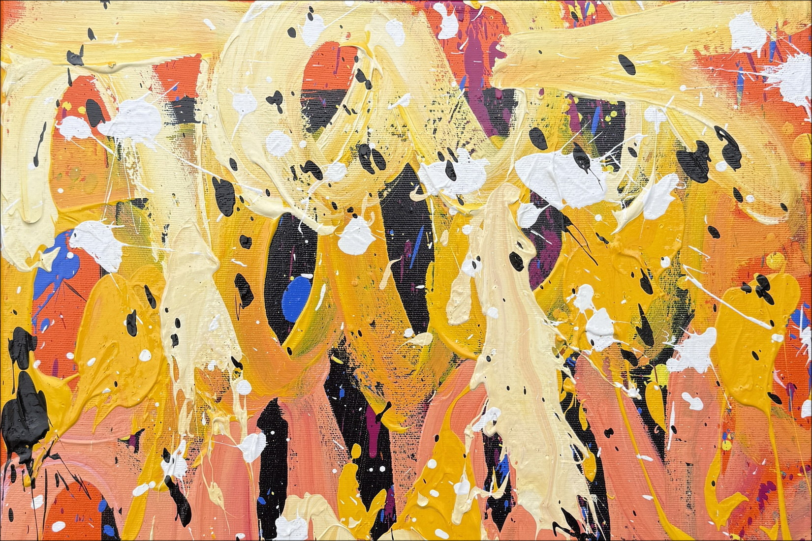 JonOne – Composizione, 2025 | Pittura originale 10F