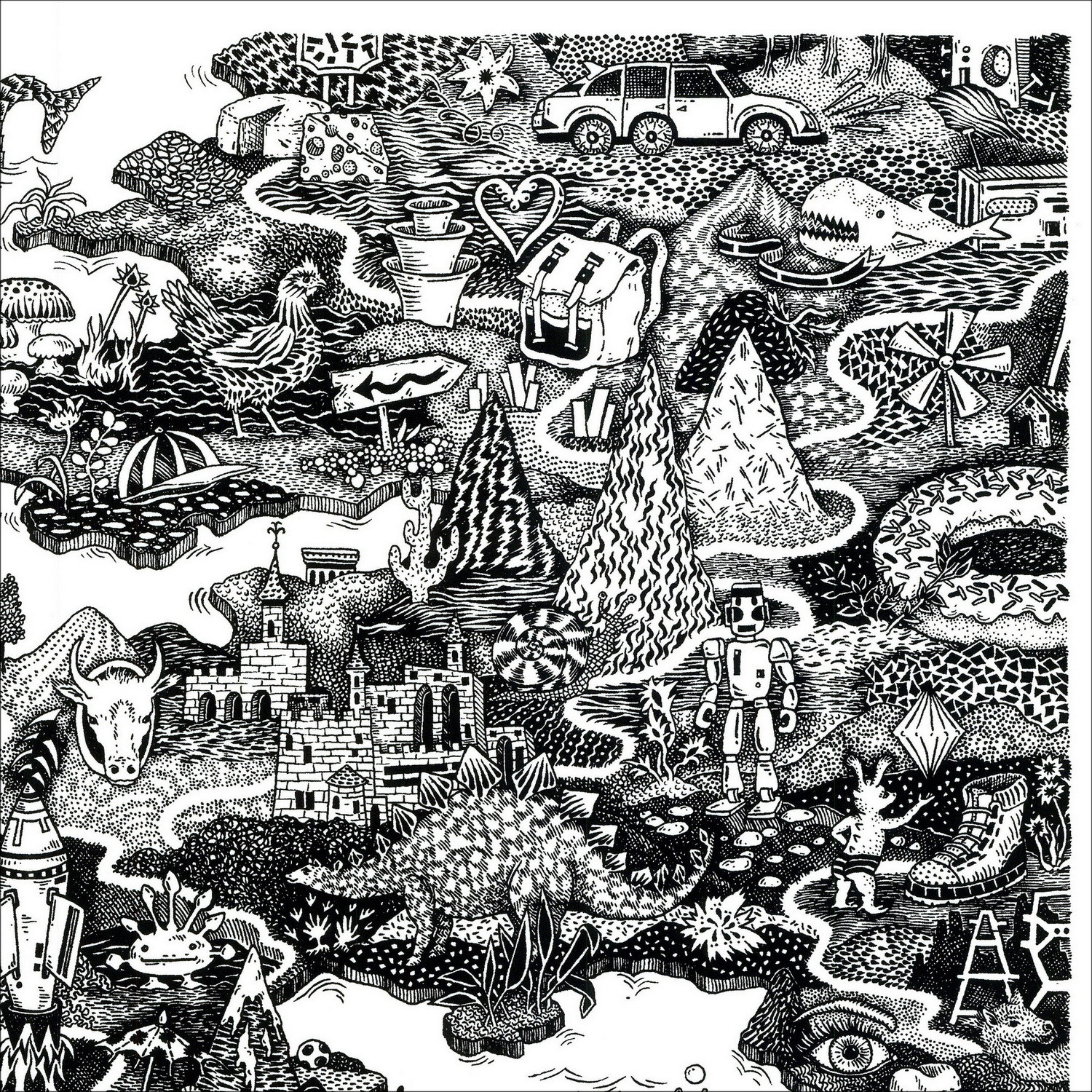 Claire Fanjul - Composición, serigrafía original firmada