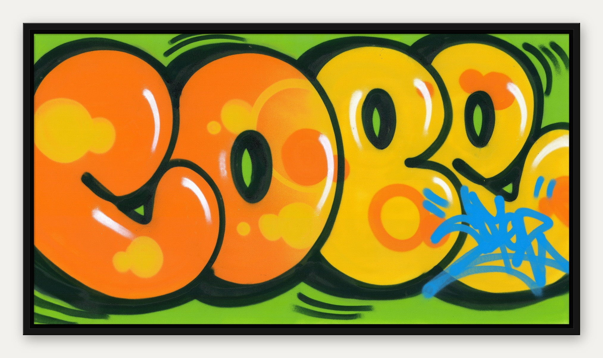 COPE2 - Iconic Bubble Orange, peinture originale sur toile 2026