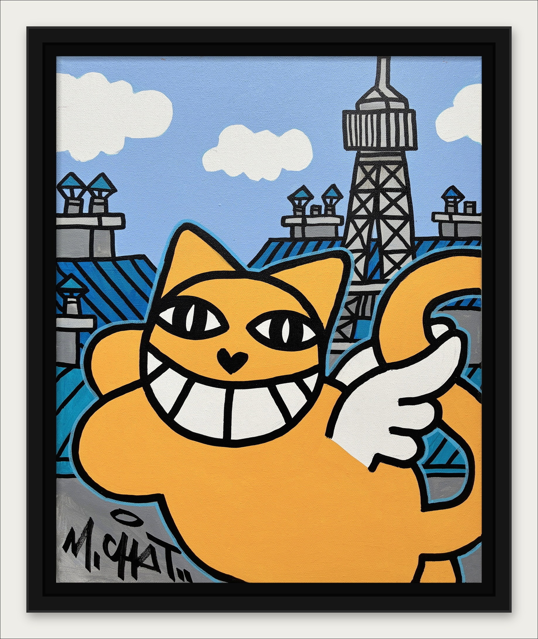 M.Chat (Thoma Vuille) - Chat ailé avec la Tour Eiffel, 2026