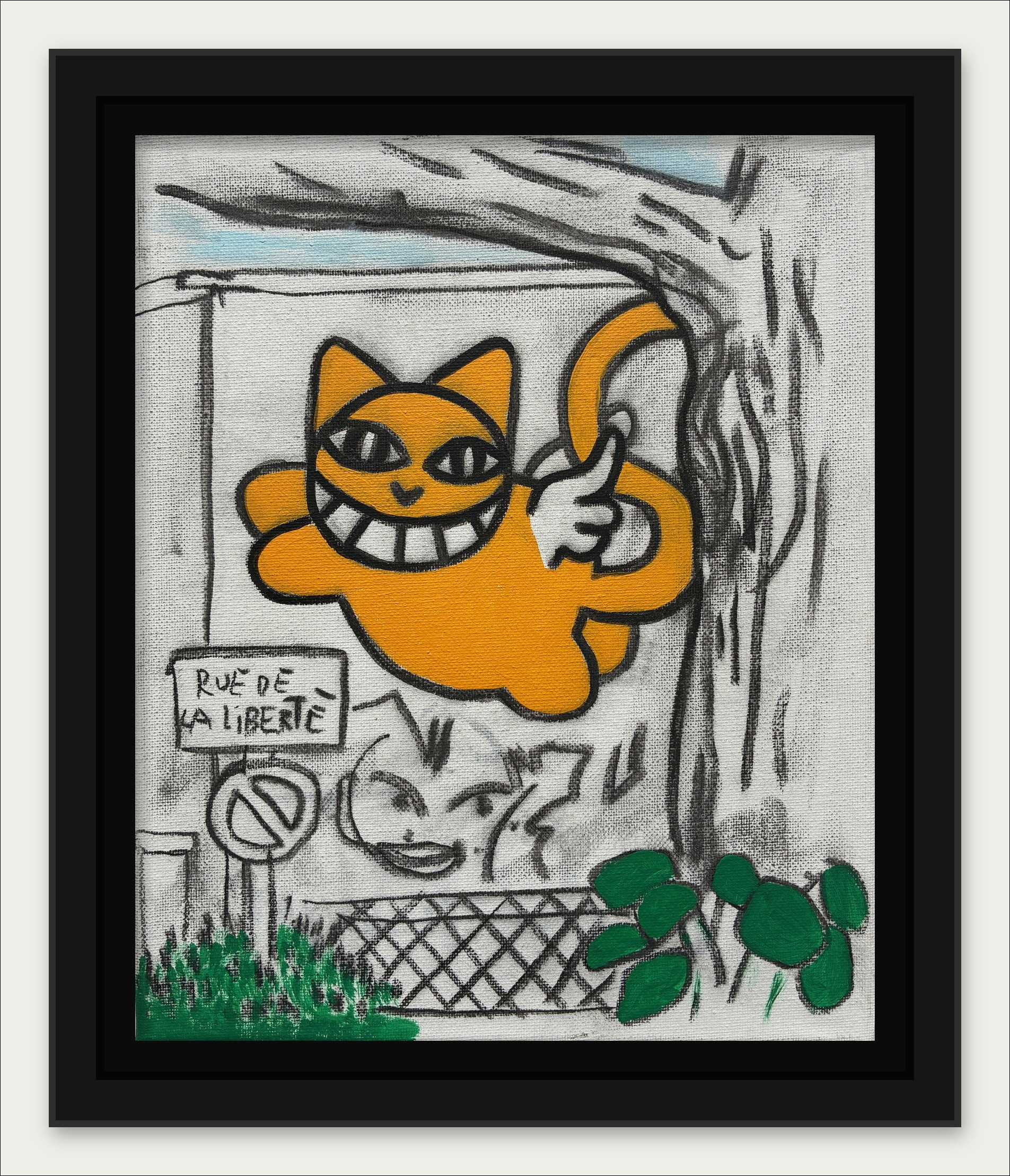 M.Chat (Thoma Vuille) - Chat Rue de la Liberté, peinture 2026