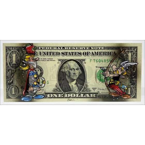 Pazblandina - Asterix, der Apfel & der Römer, Werk auf Dollar