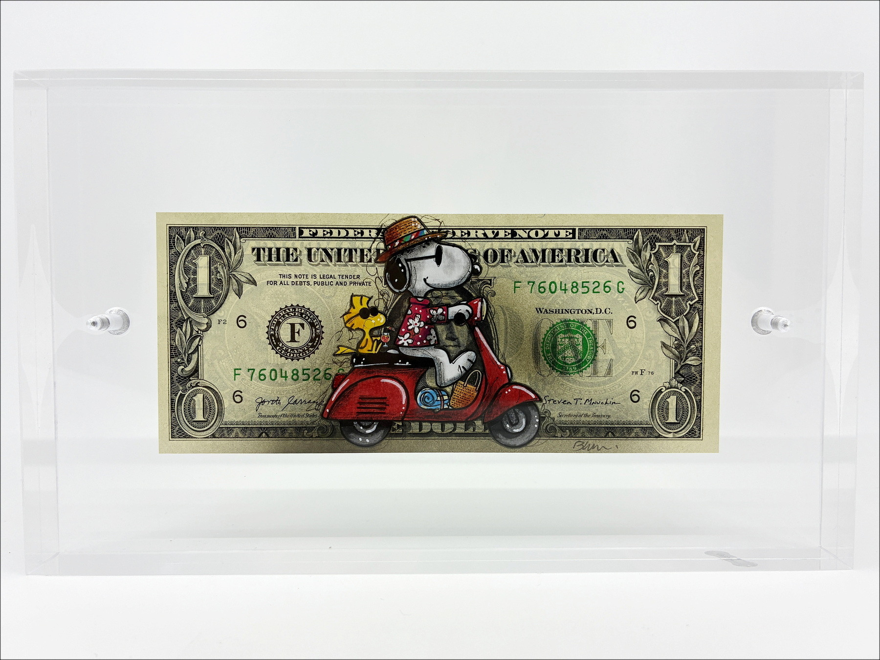 PAZBLANDINA - Snoopy on American Dollar | Galleria 125