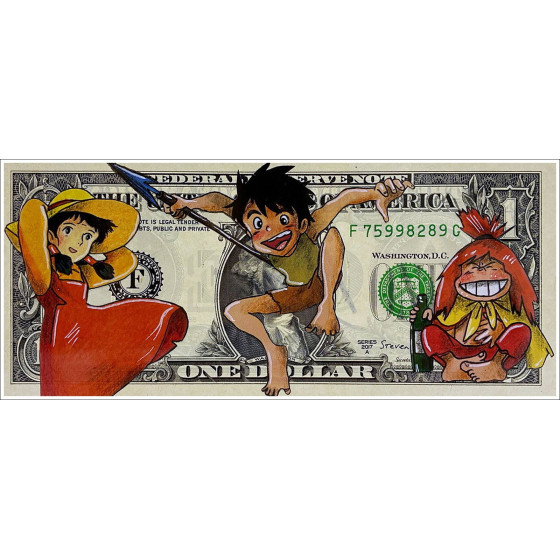 Pazblandina Conan, le fils du futur, œuvre originale signée