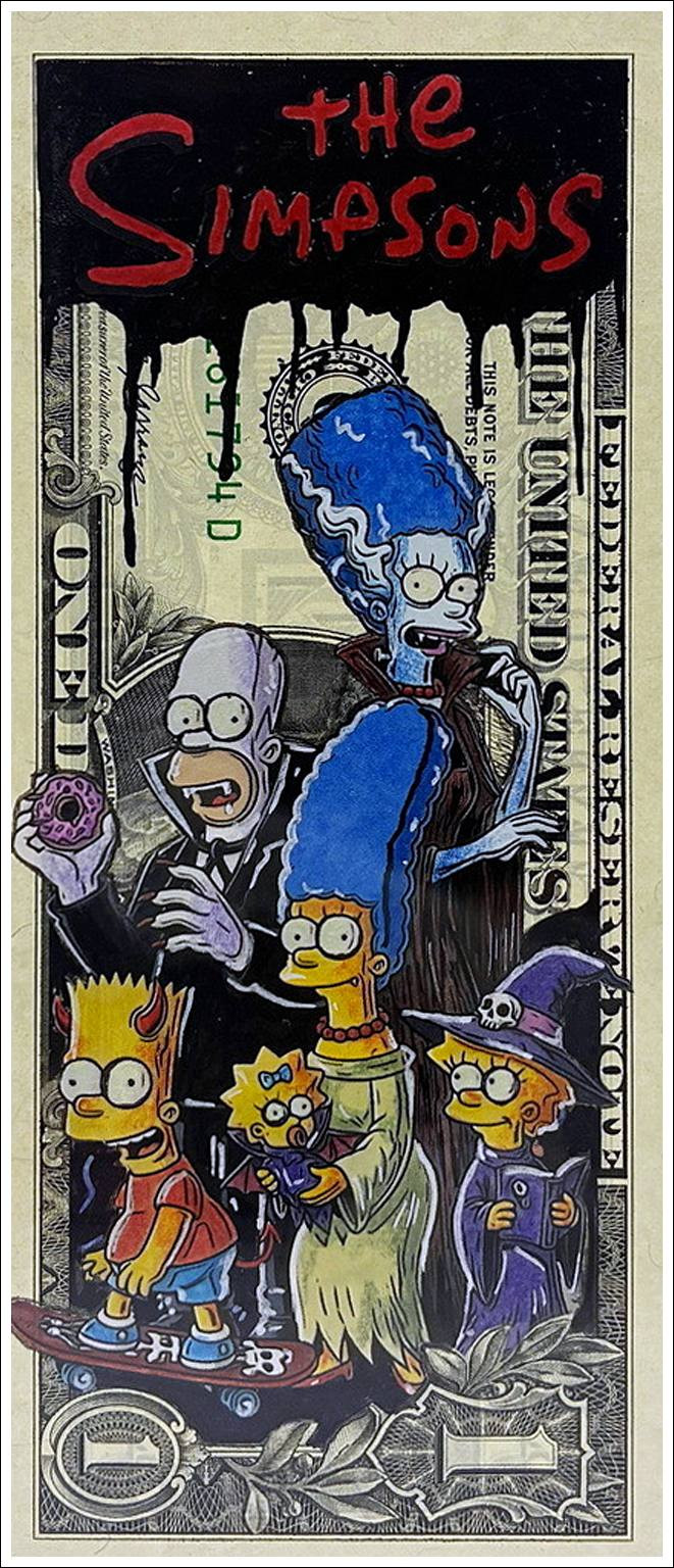 Pazblandia - disegno Simpson Halloween, circa 2025