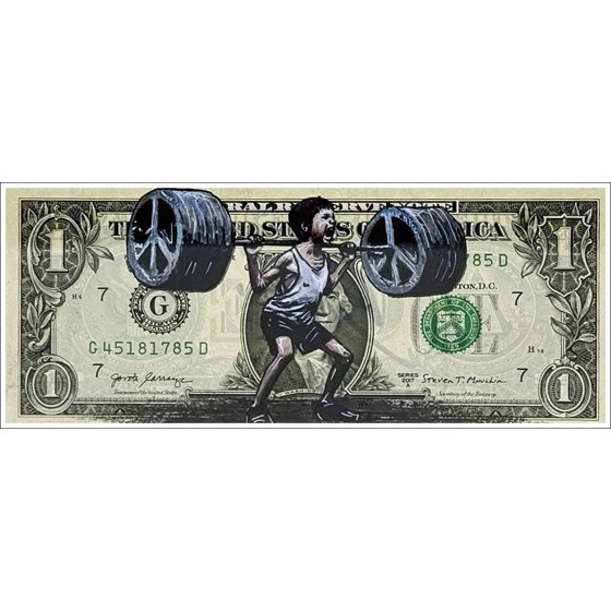 Pazblandina – Peso de la Paz (2025), dibujo único