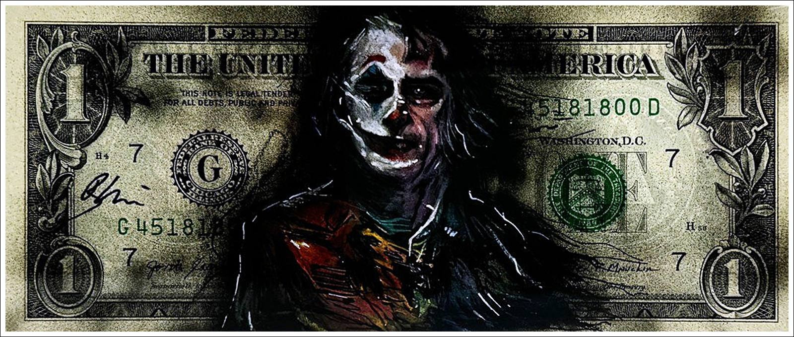PAZBLANDINA - Joker auf dem amerikanischen Dollar | Galerie 125