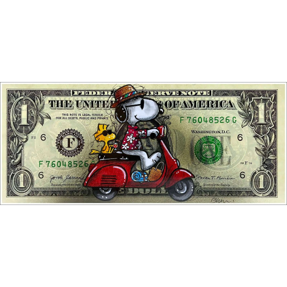 PAZBLANDINA - Snoopy on American Dollar | Galerij 125
