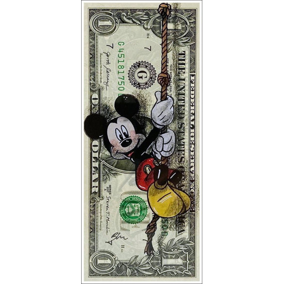 Pazblandina - Mickey (2025), Drawing on Dollar