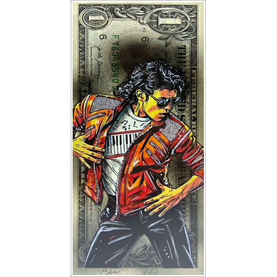 Pazblandina - Michael Jackson, Originalwerk auf Dollar