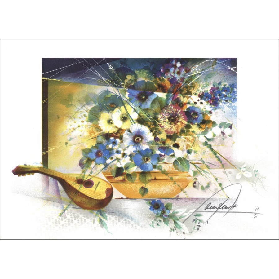 Kaufe Original Lithographic Raymond Chicken Bouquet mit Mandoline