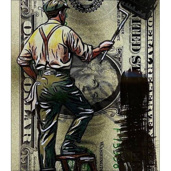 Pazblandina Painter worker III, original signed work