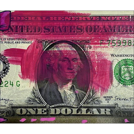 Pacifica, Rocky, disegno originale su dollaro americano