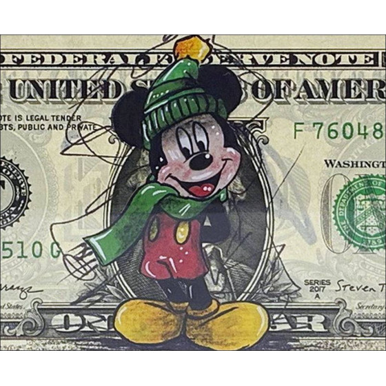 Pazblandina - Mickey Dibujando en invierno por dólar