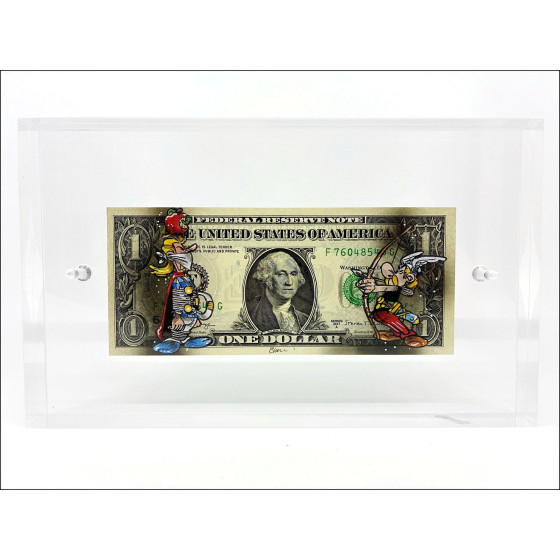 Pazblandina - Asterix, der Apfel & der Römer, Werk auf Dollar