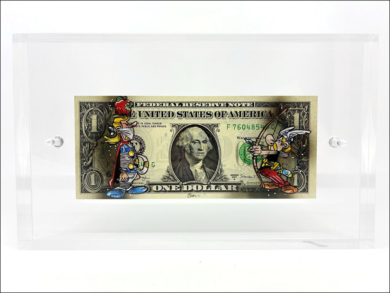 Pazblandina - Asterix, der Apfel & der Römer, Werk auf Dollar