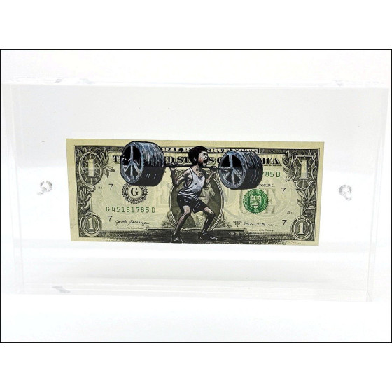 Acheter Dessin original sur Dollar $ PAZBLANDINA - Super Mario Bross