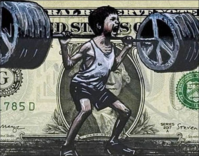 Pazblandina – Peso de la Paz (2025), dibujo único