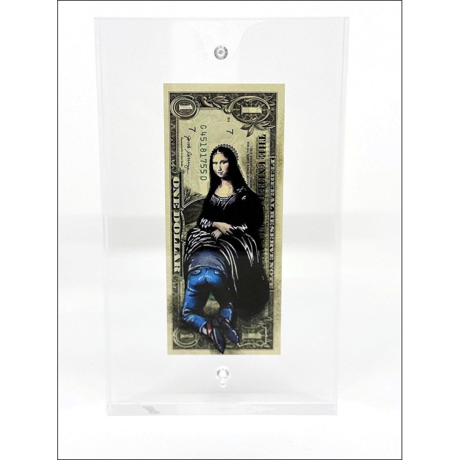 PAZBLANDINA: Banksy Joconde, Originalzeichnung, 2025
