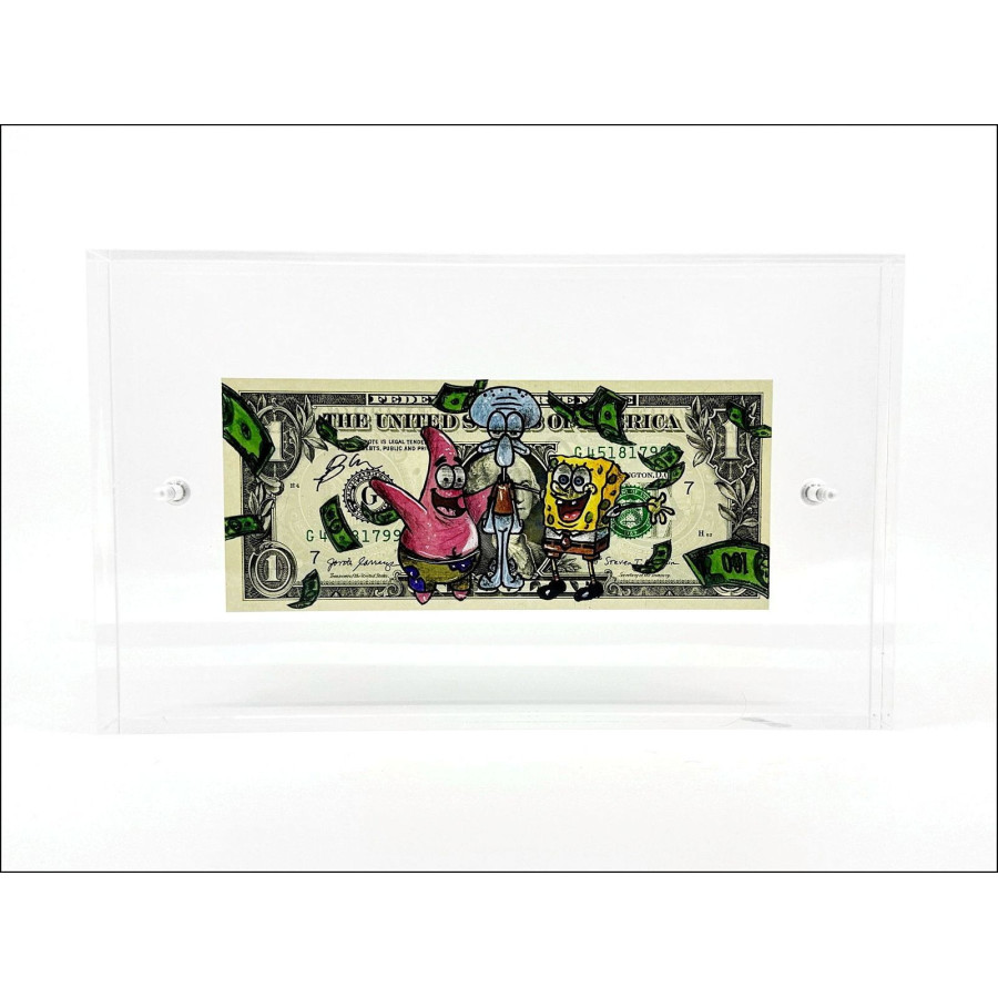 PAZBLANDINA - Sponge Bob op Amerikaanse Dollar | Galerij 125