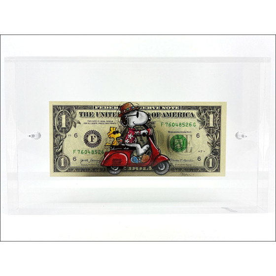 PAZBLANDINA - Snoopy on American Dollar | Galleria 125