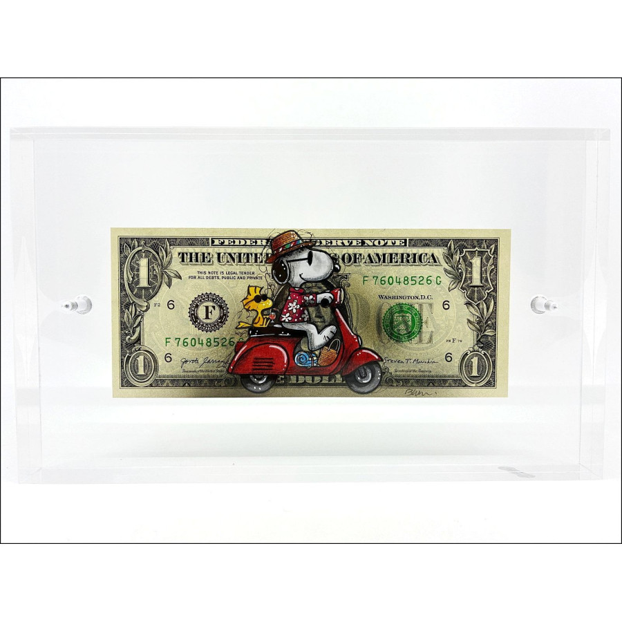 PAZBLANDINA - Snoopy auf amerikanischem Dollar | Galerie 125