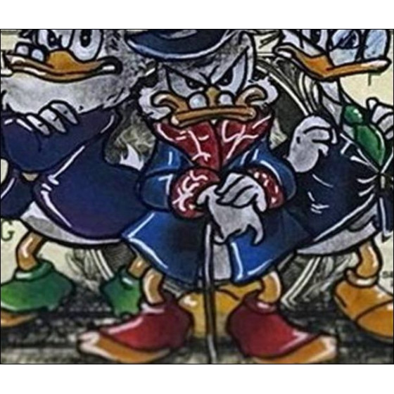 Pazblandina - Pato$quad (2025), dibujando en dólares.