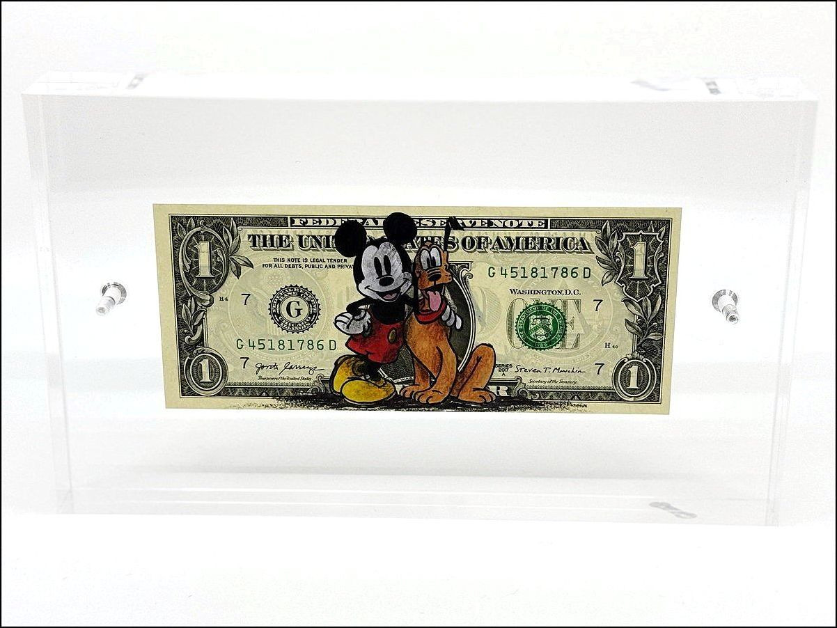 PAZBLANDINA Acquista Disegno originale su Dollaro $ - Mickey e Pluto