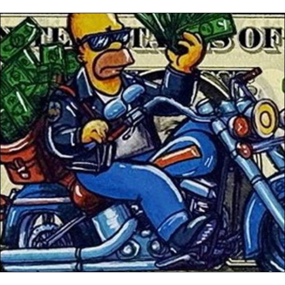 Pazblandina - Homer Simpson (2025), Dibujo individual