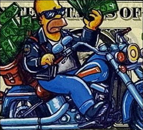 Pazblandina - Homer Simpson (2025), Einzelzeichnung