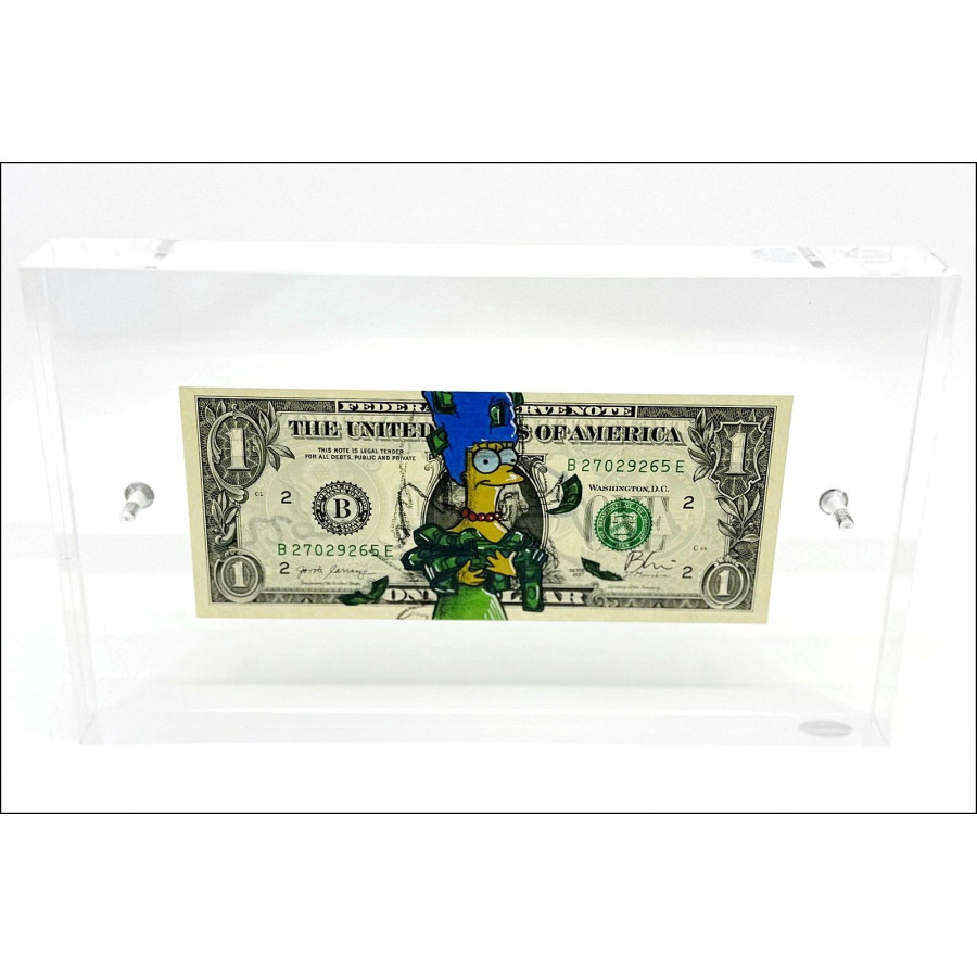 Koop originele tekening op dollar $ PAZBLANDINA - Simpson-marge