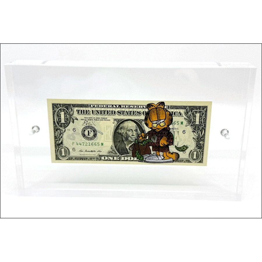 PAZBLANDINA Buy Original Drawing on Dollar $ - Garfield