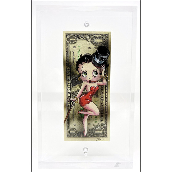 Pazblandina - Betty Boop Glamour, opera originale su dollaro
