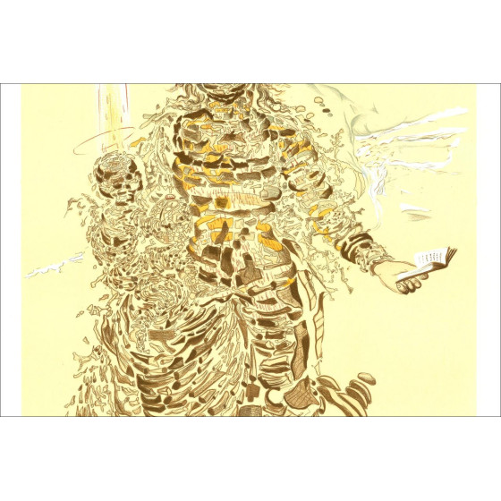 Salvador DALI (after) - Lithograph "Madonna and child" 75x54cm