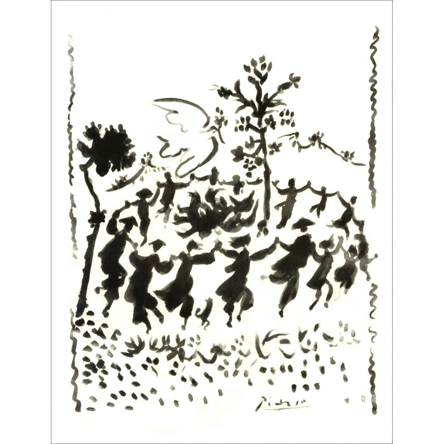 Pablo Picasso, Vive la Paix – Litografía 65x50 cm | Galerie 125