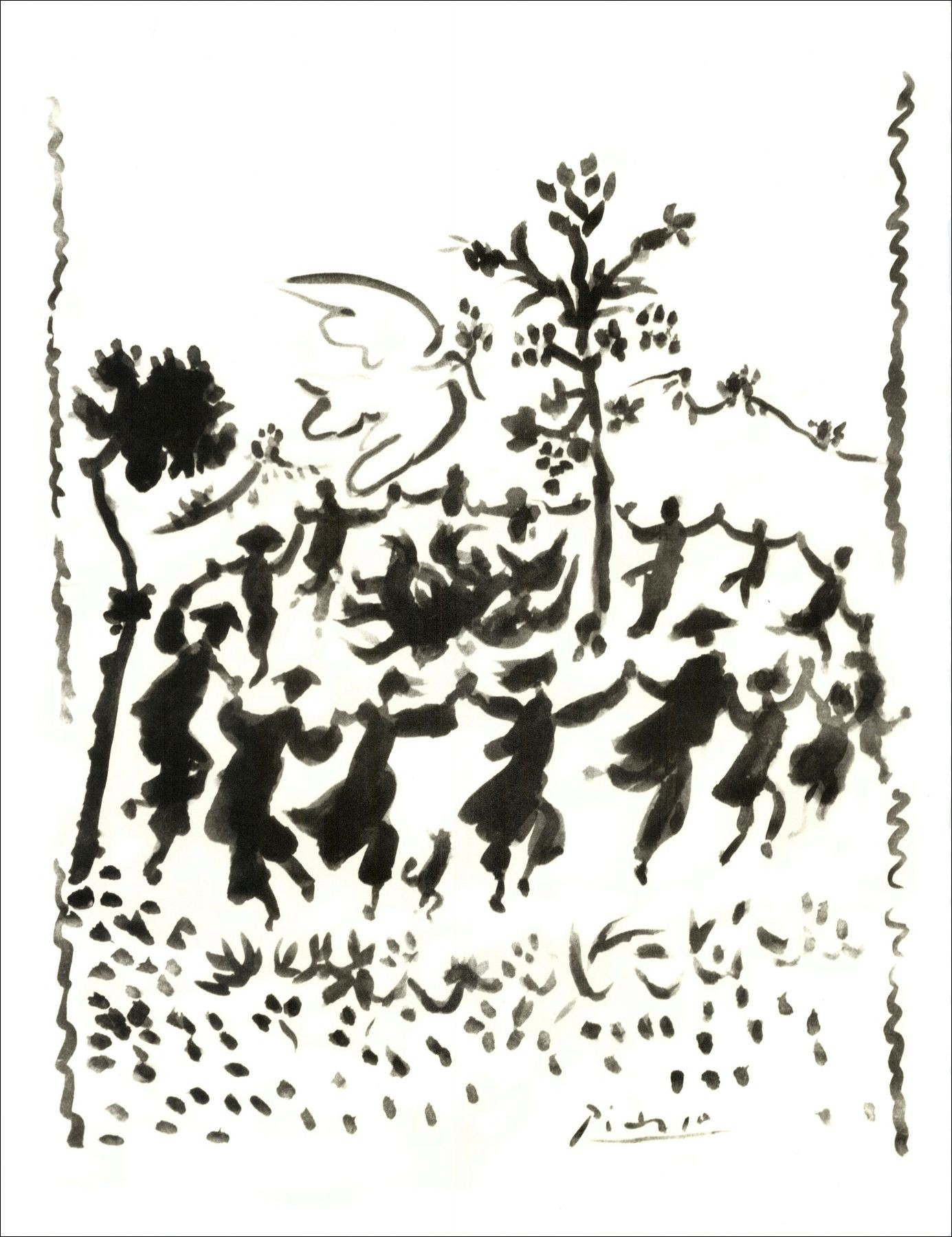 Pablo Picasso, Vive la Paix – Lithografie 65x50 cm | Galerie 125