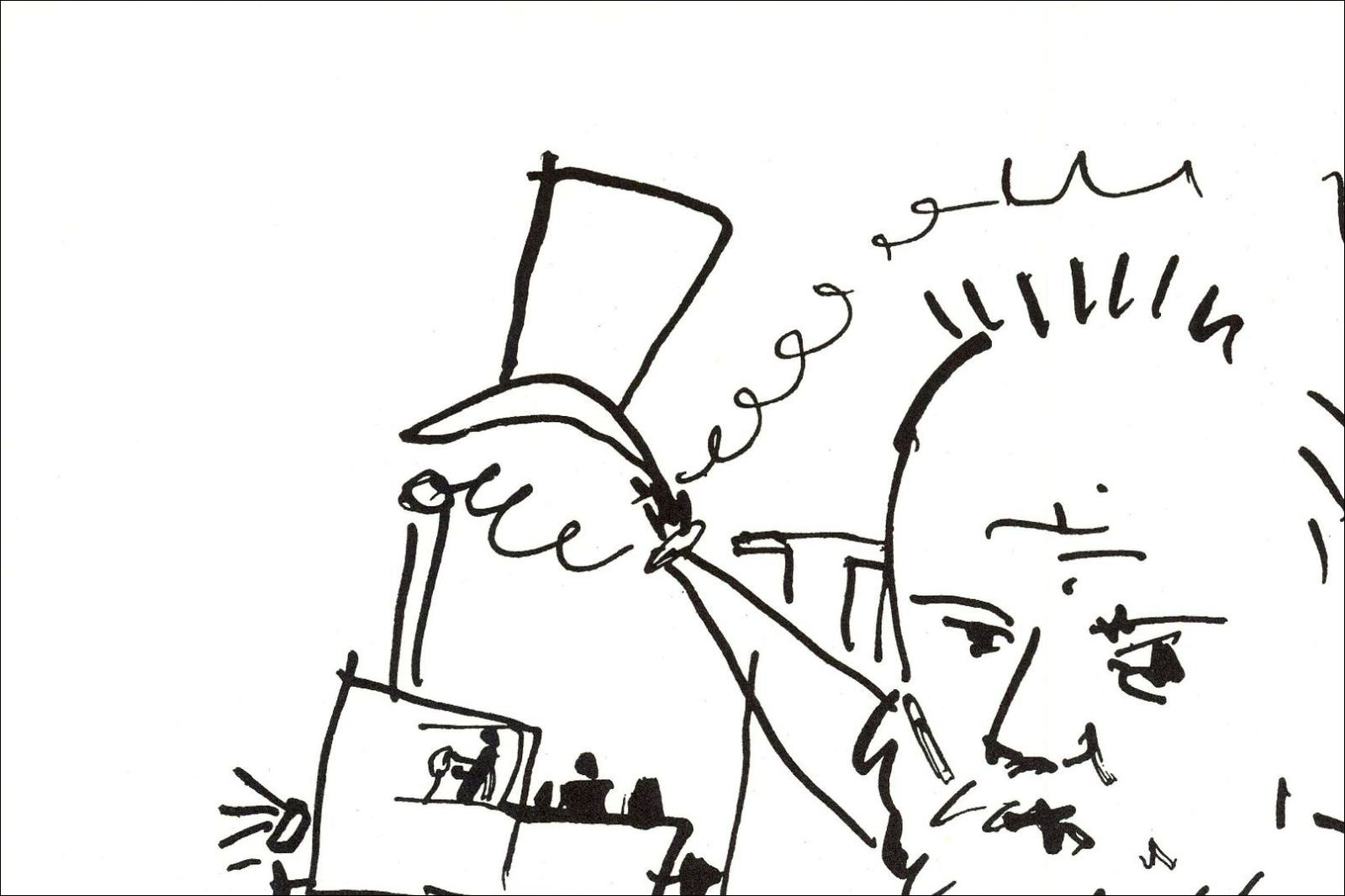 Pablo Picasso, Victor Hugo e il viaggio – Litografia 32x44 cm