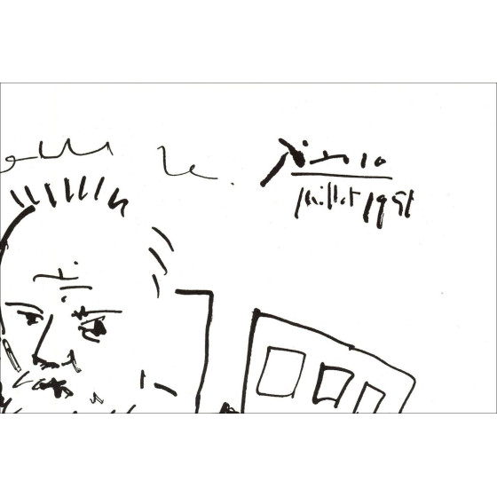 Pablo Picasso, Victor Hugo et le voyage – Lithographie 32x44 cm