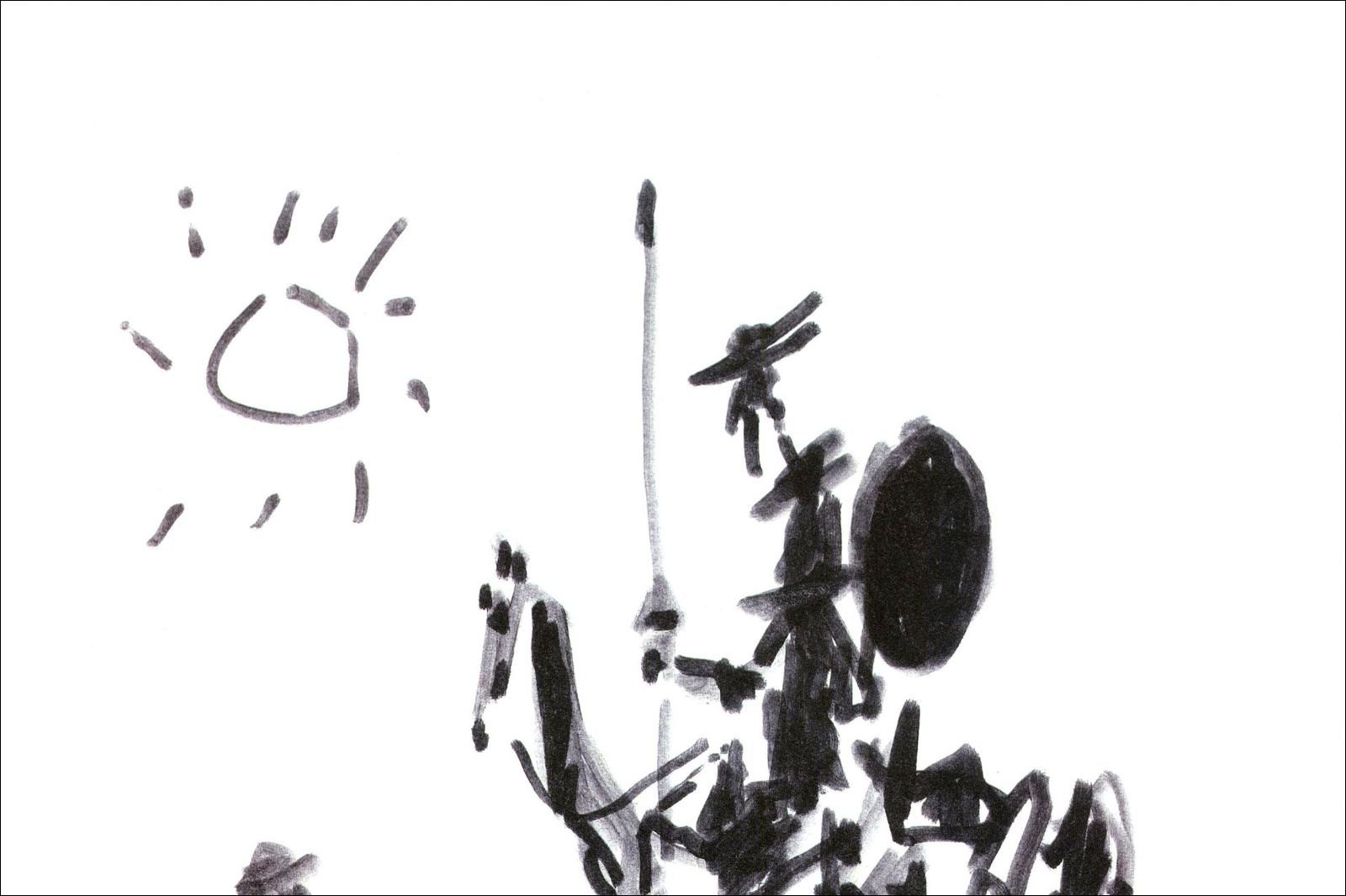 Pablo Picasso, Don Quichotte – Lithografie 65x50 cm | Galerie 125