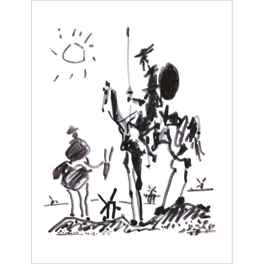 Pablo Picasso, Don Quichotte – Lithografie 65x50 cm | Galerie 125