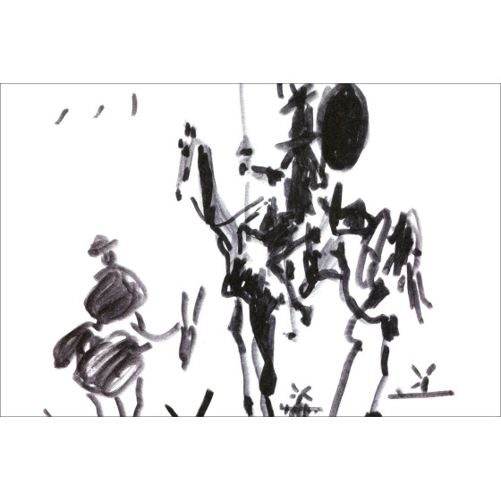 Pablo Picasso, Don Quichotte – Lithografie 65x50 cm | Galerie 125