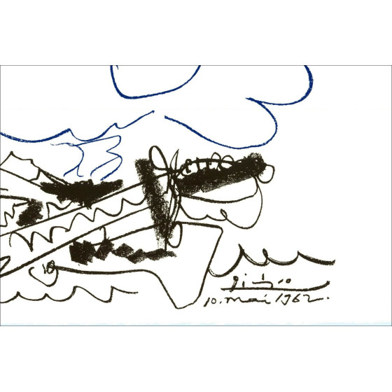 Pablo Picasso, Colombe de l'avenir – Lithografie 50x65 cm