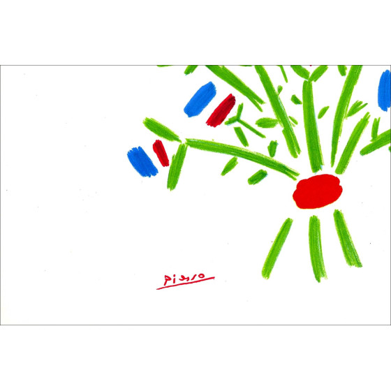 Pablo Picasso, Le petit bouquet – Litografía 40x47 cm