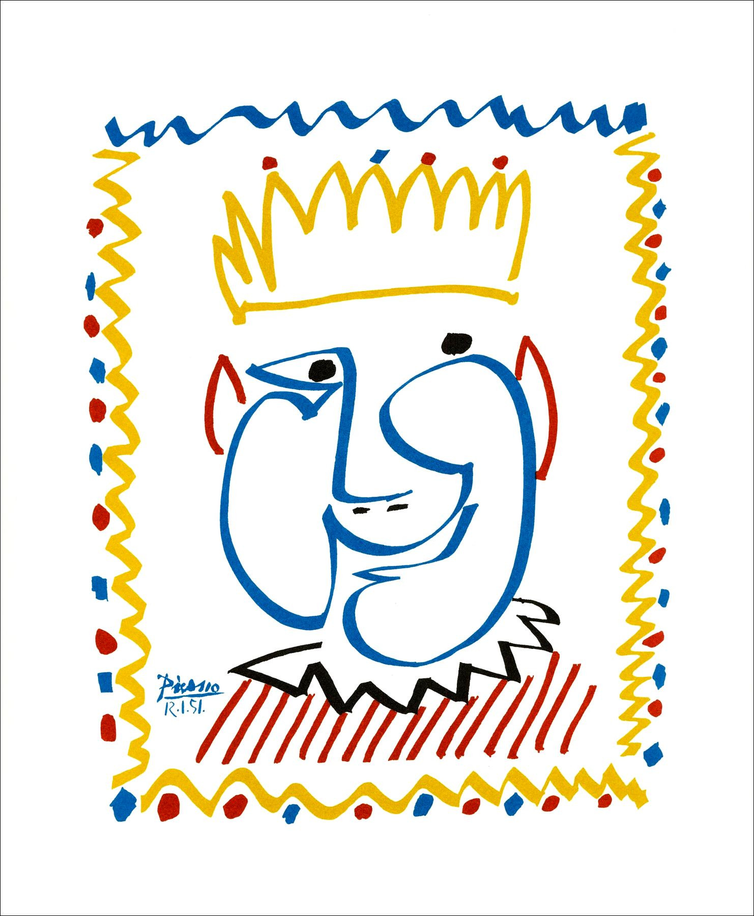 Pablo Picasso, Carnaval 1951 – Lithografie 49x40 cm | Galerie 125