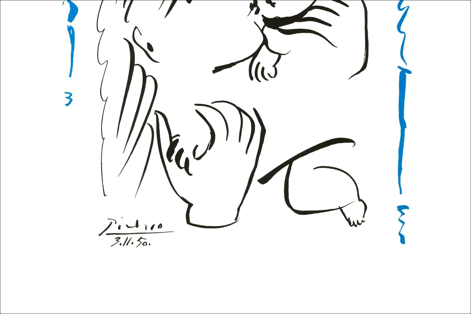 Pablo Picasso, Femme et enfant – Lithografie 49x40 cm | Galerie 125