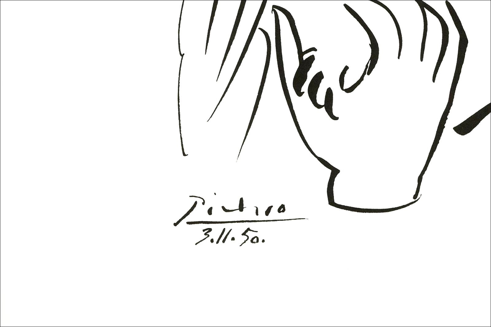Pablo Picasso, Femme et enfant – Lithografie 49x40 cm | Galerie 125