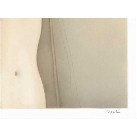 Georges MAZILU - Lithographie Originale "Femme nue" 76x56cm - Signée et numérotée au crayon