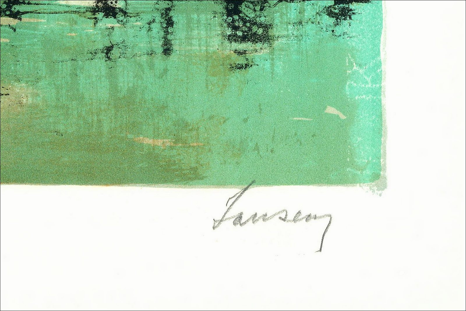 Jean Jansem - De lagune, originele gesigneerde lithografie 1967