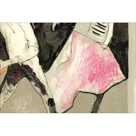 Jean Jansem - L'arène, les capes, original hand-signed lithograph